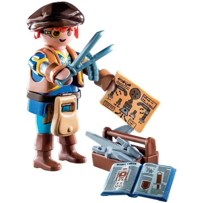 Jeu d'imagination Dario et Outils Playmobil Novelmore - Multicolore-3