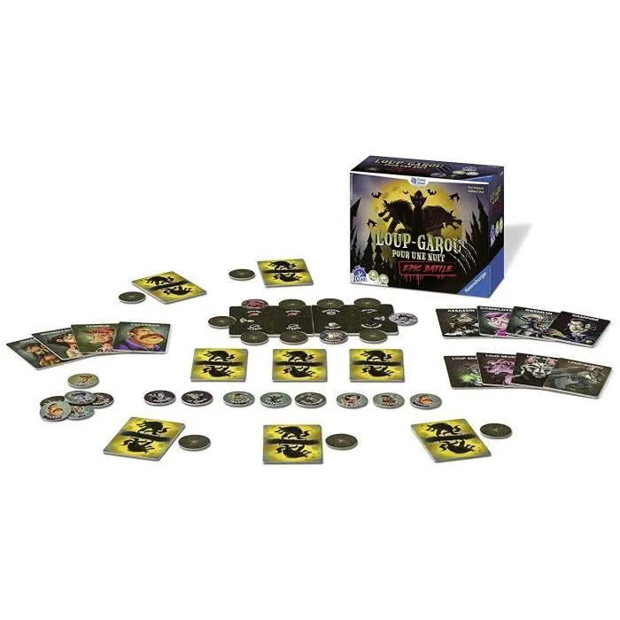 Loup-Garou pour une Nuit - Epic Battle - Ravensburger - Jeu d'ambiance Enfants et Adultes - Jeu de rôle - 3 à 10 joueurs dès 9 ans-1