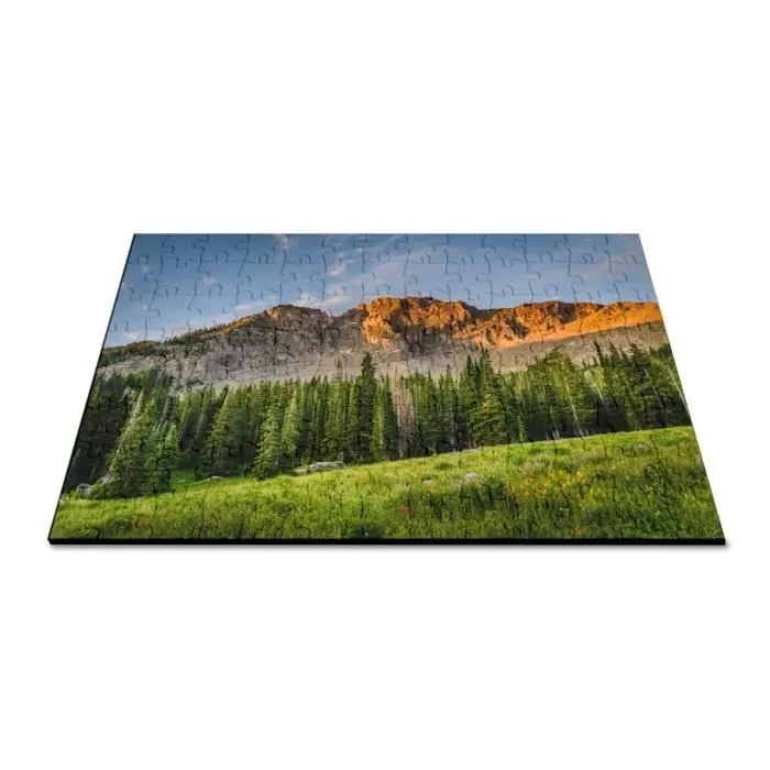 Puzzle Classique - FABULOUS - Pics Rocheux surplombent Foret de Pin - 100 Pièces - Adulte - Intérieur-2