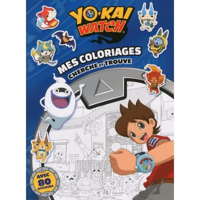 Yo-Kai Watch. Mes coloriages cherche et trouve-0