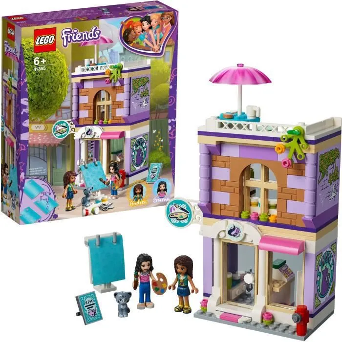 LEGO® Friends 41365 L'atelier d'artiste d'Emma - jeu de construction-2