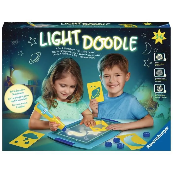 RAVENSBURGER - Lightdoodle - Dessine avec de la lumière dans la pénombre !-4