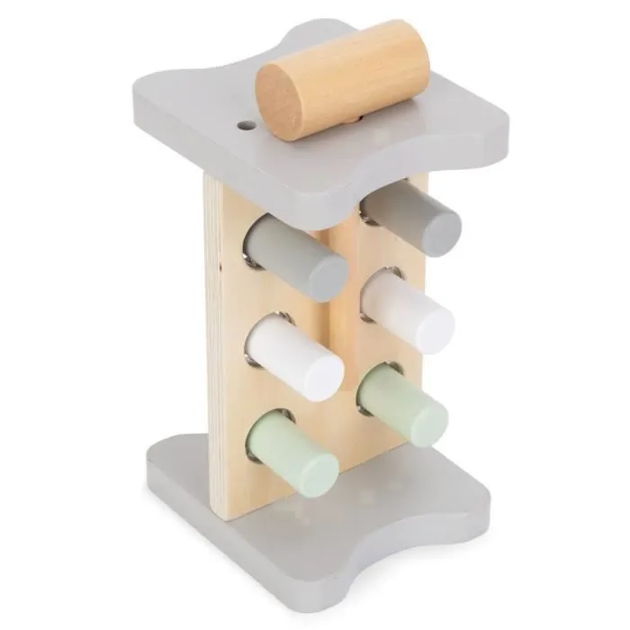 Jouet Enfant Bois Mamabrum, Coffret Éducatif Montessori Multifonctions - Jeux D'éveil Bébé +12 mois, Puzzle, Livre, Formes, Empilage-3