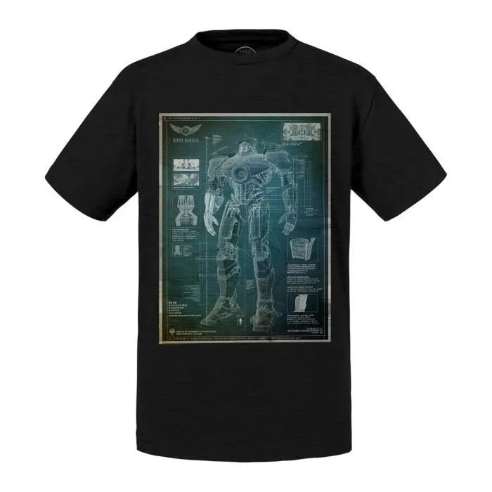T-shirt Enfant - FABULOUS - Gipsy Danger - Noir - Manches courtes - Coton de haute qualité-0