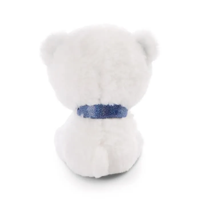 Nici peluche Benjie ours polaire junior 15 cm peluche/polyester blanc-1