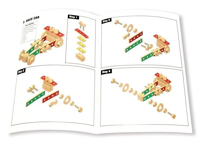 Établi De Projets En Bois - MELISSA & DOUG - Garçon et Fille - A partir de 3 ans-1