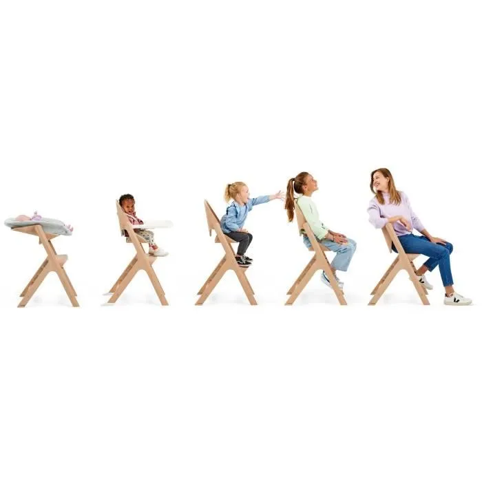 MAXI COSI Nesta Chaise haute bois évolutive, De la naissance à 99 ans, White-4