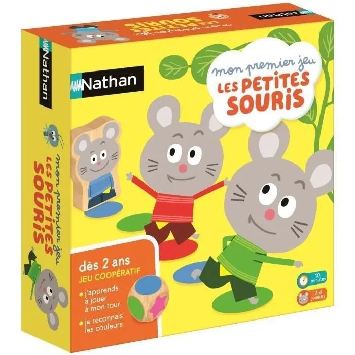 NATHAN - Mon Premier Jeu les Petites Souris - Jeu de Société-0