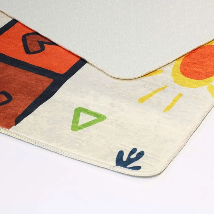 Tapis - MARELLE - Multicolore - 120x160 cm - Antidérapant - Lavable en machine-2