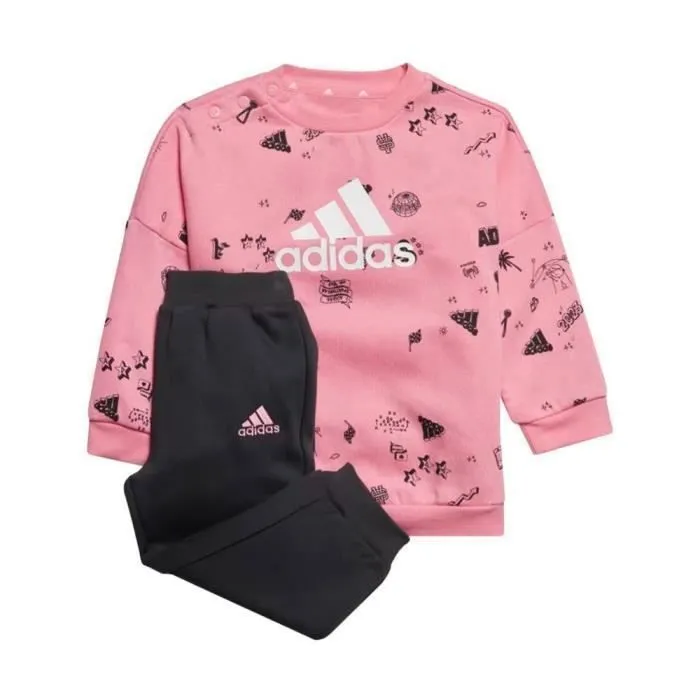 T-shirt - Adidas - Tutta - Fille - Manches longues - Rosa 9/12 M-0
