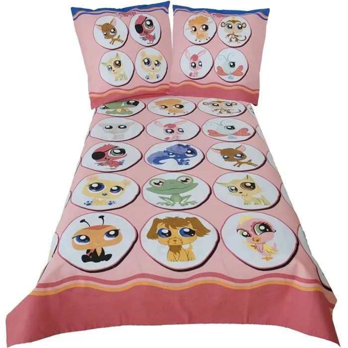 LITTLEST PETSHOP Parure de couette 140 x 200 cm-0