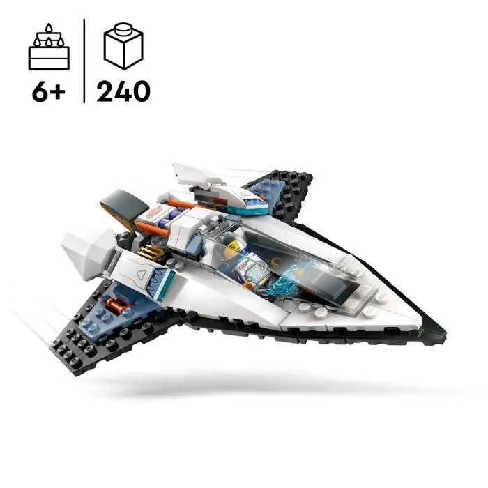 LEGO® 60430 City Le Vaisseau Interstellaire, Jouet sur l'Espace, Cadeau Enfants Dès 6 Ans, Jeu Créatif avec Minifigurines-1