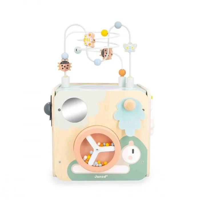 Grand Cube Multi-Activités Sweet Cocoon - 11 Activités pour Enfant - Jouet d'Éveil - en Bois FSC - Dès 18 Mois-4