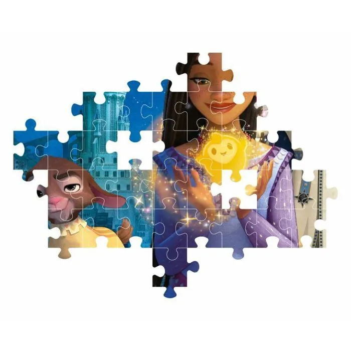 Puzzle Clementoni - 27269 - Disney Wish Supercolor Wish-104 Pieces, Enfants 6 Ans, Puzzle Dessin Anime-Fabrique en Italie,-3
