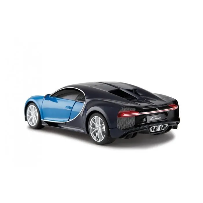 Voiture radiocommandée Bugatti Chiron Rastar - Modèle à l'échelle 1:24 - Bleu-1