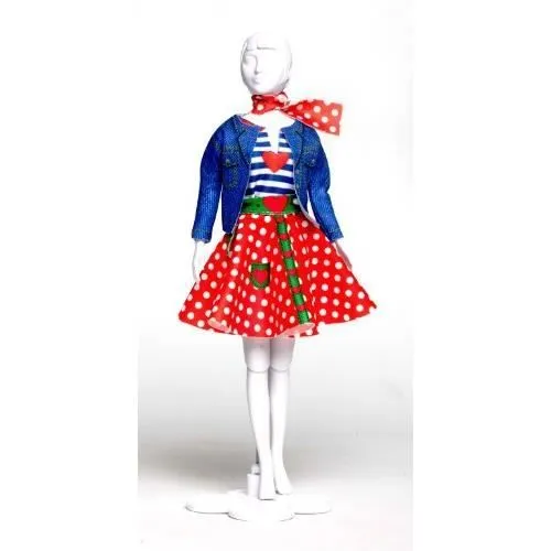 Dress Your Doll Lucy Polka Dots-0
