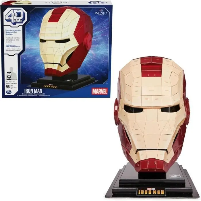 Marvel - CASQUE IRON MAN -Maquette 4D à construire-0