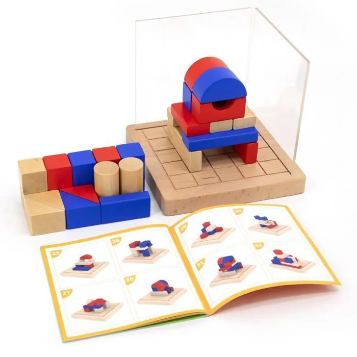 Jeu d'assemblage - jeu de construction - jeu de manipulation Viga - 44659 - Toys - 3D Block Building Game-0