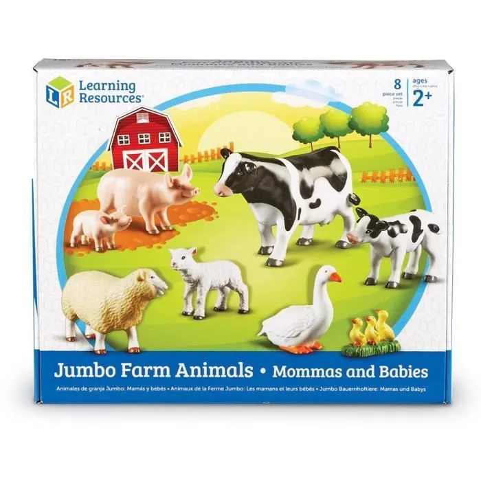 Learning Resources Mamans/Bébés de la Ferme Géants. - LER0835-2