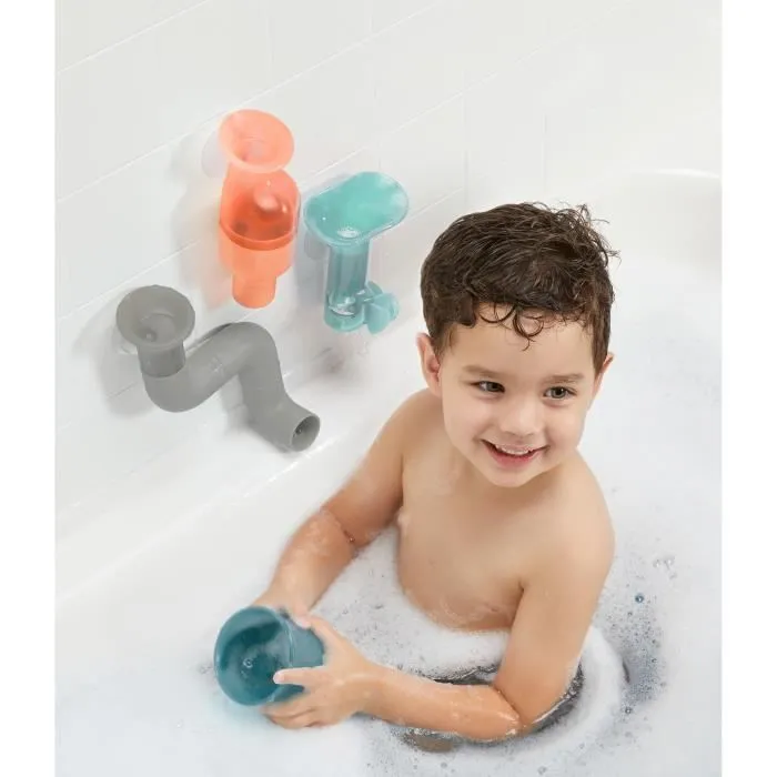 JOUET DE BAIN TUBES Jeux de tuyaux avec accessoires-0