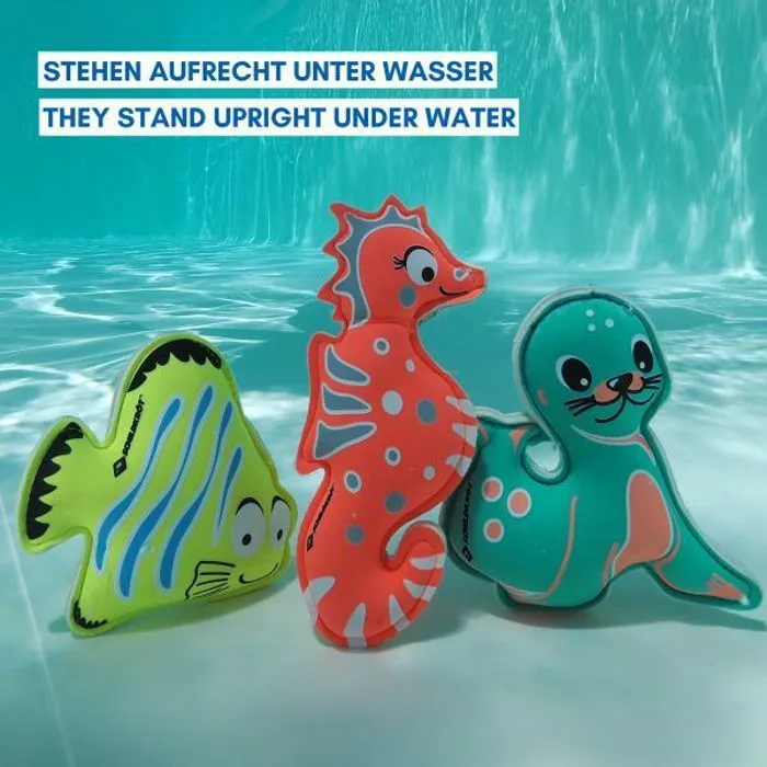 Jeux de piscine - Schildkröt - 970328 - Animaux plongeurs - Néoprène - Multicolore-1