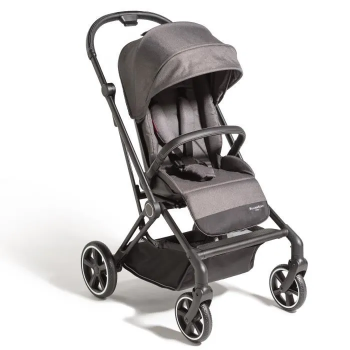 WILLIAM KENT 1733 Poussette Visio 360 grise, compacte, canopy extensible, tissu certifiés Oekotex 100-1