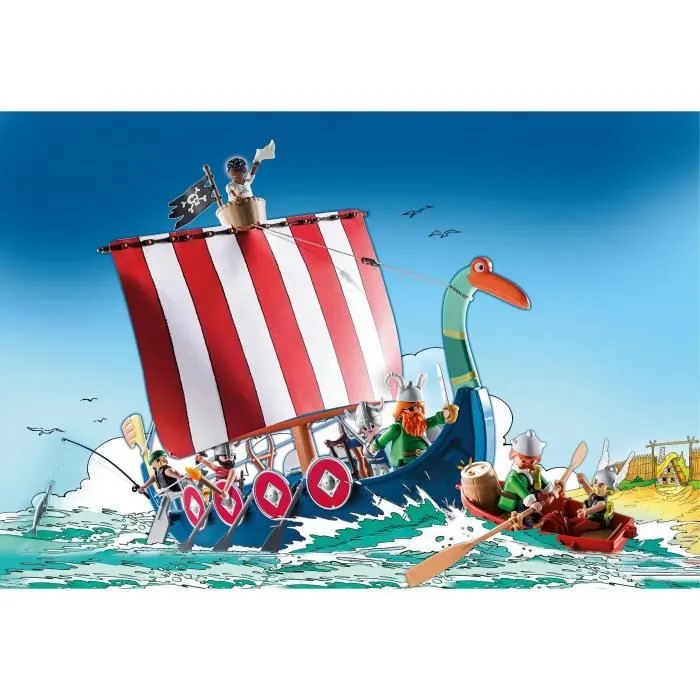 Calendrier de l'Avent Astérix PLAYMOBIL - Astérix et les Pirates - 71087 - 125 pièces dont 7 personnages-2