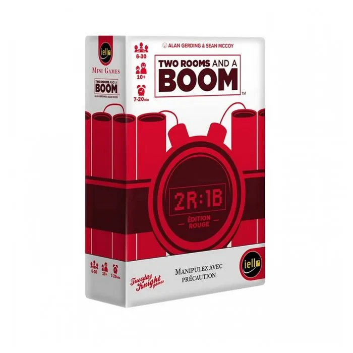 Jeux d'ambiance - IELLO - Two Rooms and a Boom - Rouge - 10 ans - Adulte - Mixte-0