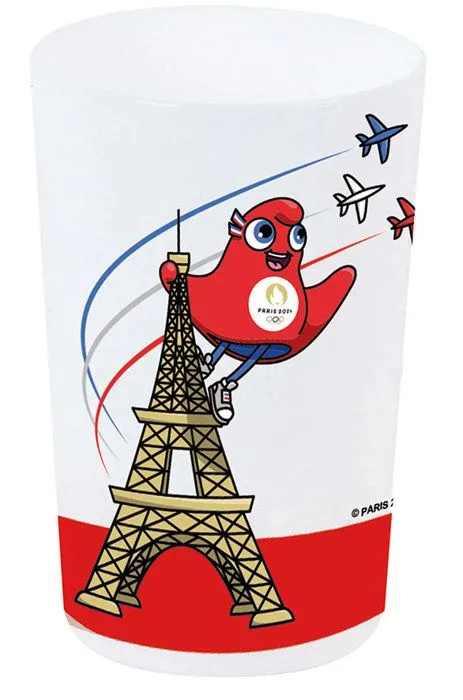 JEUX OLYMPIQUES PARIS 2024 - Ensemble repas (assiette, bol, verre)-3
