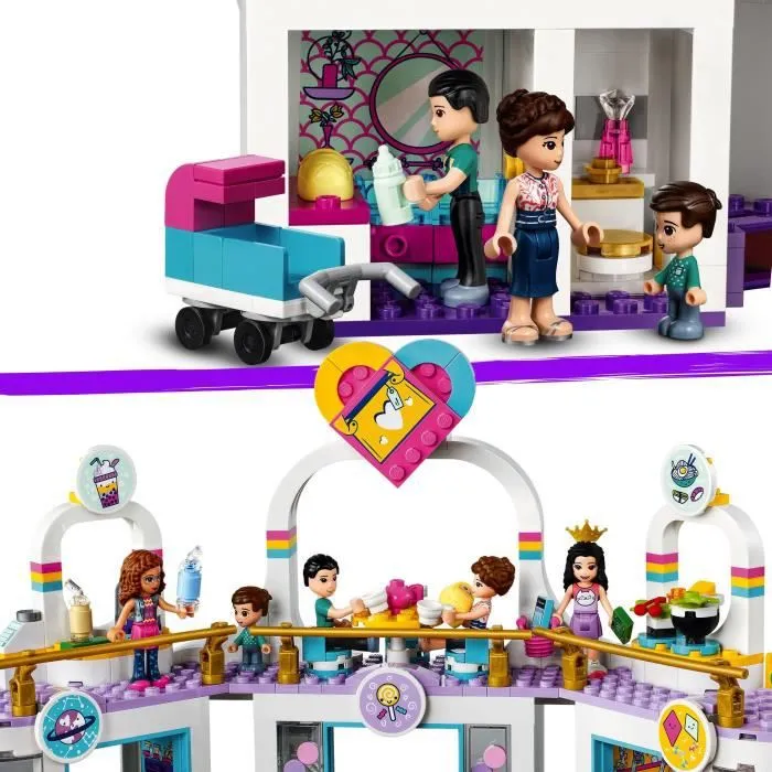LEGO® 41450 Friends Le Centre Commercial de Heartlake City Jeu de Construction avec 5 Magasins, 4 Minidolls et la Figurine du Bébé-2