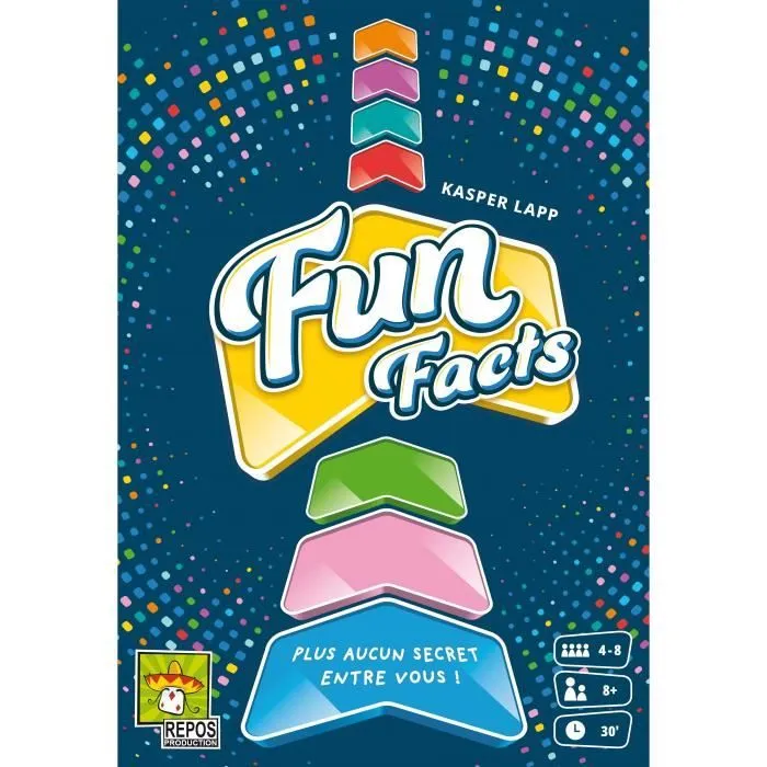 Jeu de société Fun Facts - Asmodee - Mixte - A partir de 3 ans - Bleu - Multicolore-2