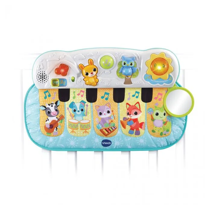 Piano Tap Tap des Baby Loulous - VTECH - Jouet Musical pour Bébé de 6 Mois et Plus - Multicolore-0