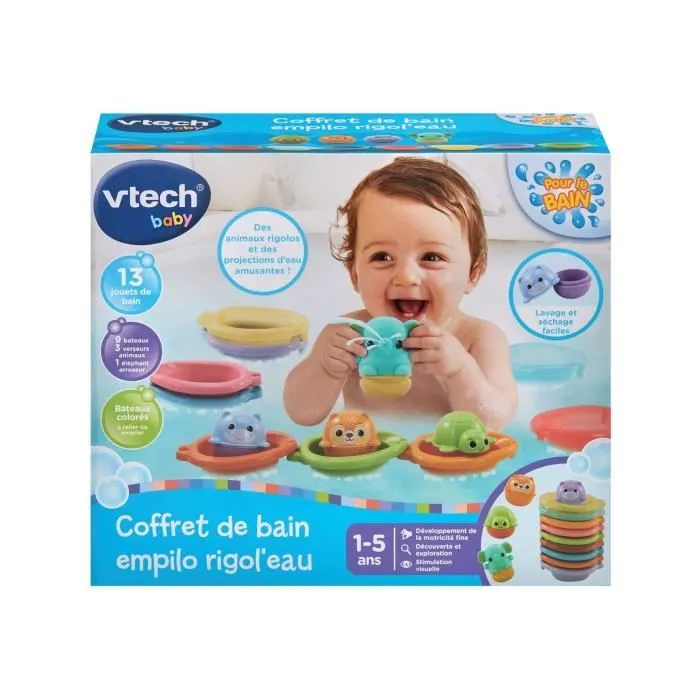 VTECH-COFFRET DE BAIN EMPILO RIGOL'EAU-5