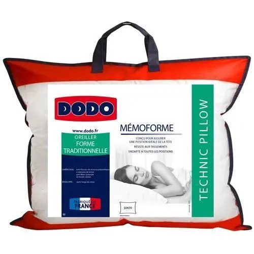 DODO Oreiller à mémoire de forme MEMOFORME - 50 x 70 cm-0