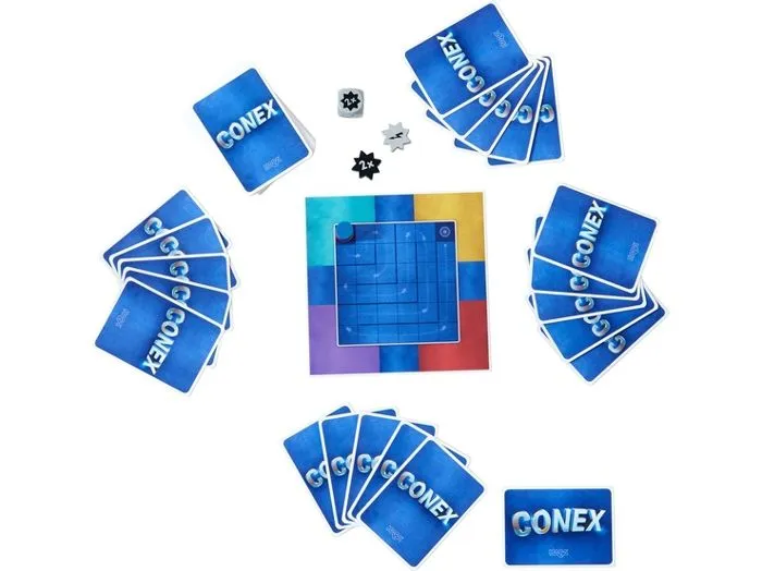 Jeu de carte CONEX - HABA - Modèle CONEX - Bleu - Mixte - Adulte-3