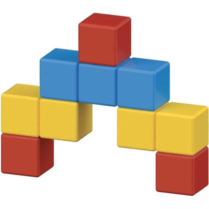 Jeux de construction - GEOMAG - Magicube Math Building Recycled Clips - 61 pièces - Plastique recyclé - Mixte-3