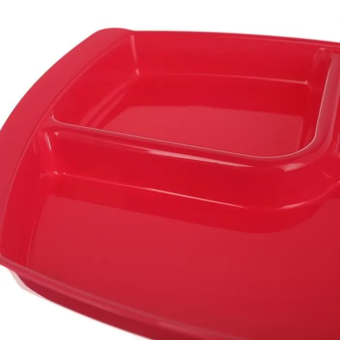 MILL'O BÉBÉ Plateau Bébé 3 Compartiments Micro Ondable Opaque-1