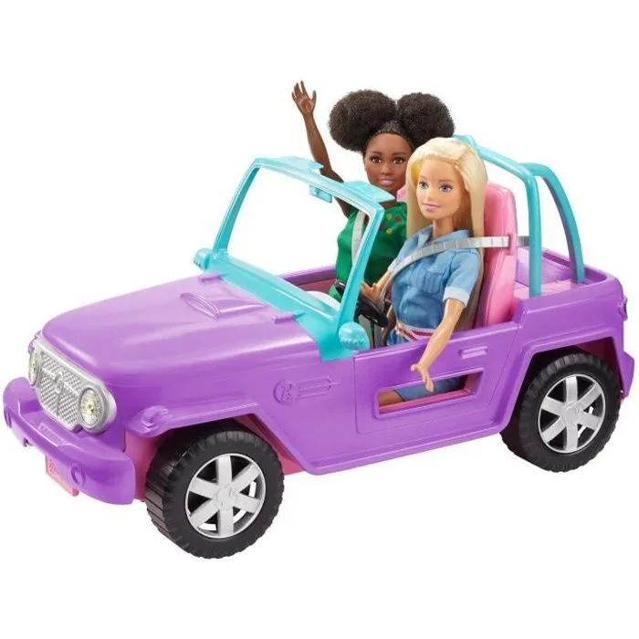 BARBIE Le Buggy violet décapotable tout-terrain 2 places-0