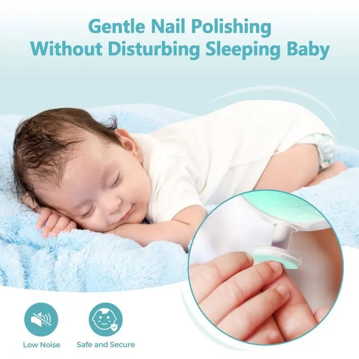 Ttamg - Lima Unghie Neonato - Blendura Lime Ongle Bebe, Lime A Ongle Electrique Bebe 6 En 1 Pour Enfants De Tous âGes-3