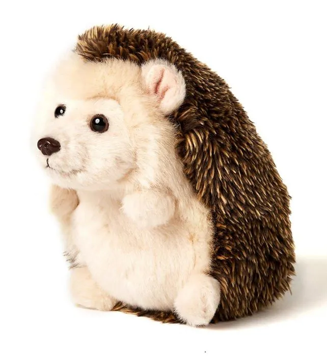 Peluche Uni-toys - HW-79039 - Herisson Debout - 14 cm (Hauteur) - Peluche Animal de la foret - Peluche Doudou-1