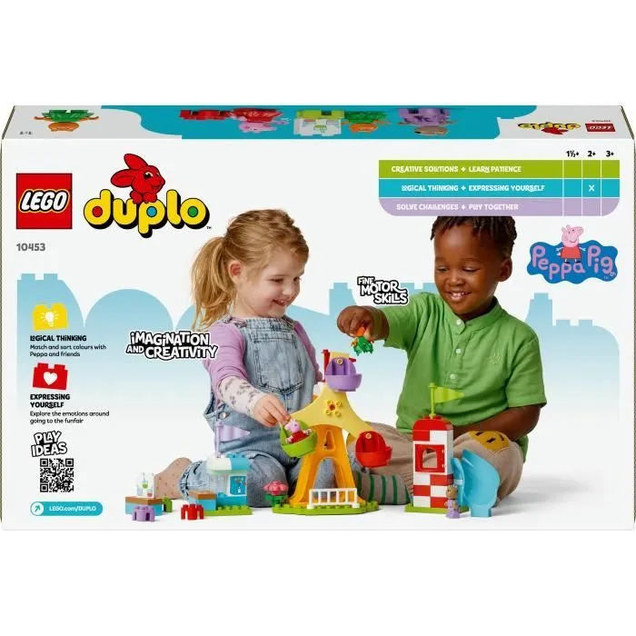 LEGO DUPLO Peppa Pig 10453 La Fête Foraine - Jeu de construction pour enfants dès 2 ans-5