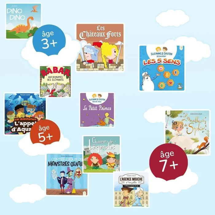 Console Educative - Coffret Monsieur Madame Vol. 1 & 2 - Lunii - Livres audio interactifs dès 3 ans pour Ma Fabrique à Histoires-4