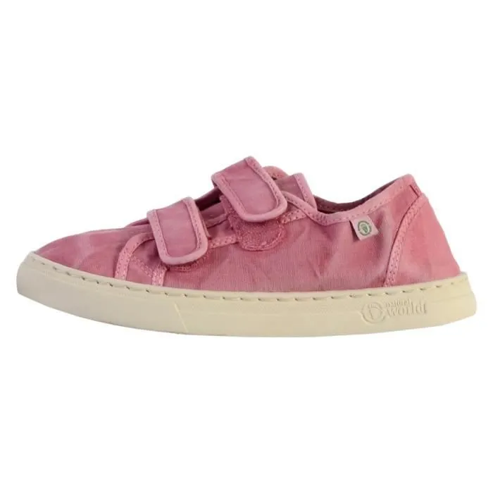 Tennis enfant - Natural World - Basse - Rose - Mixte - Confort exceptionnel-0