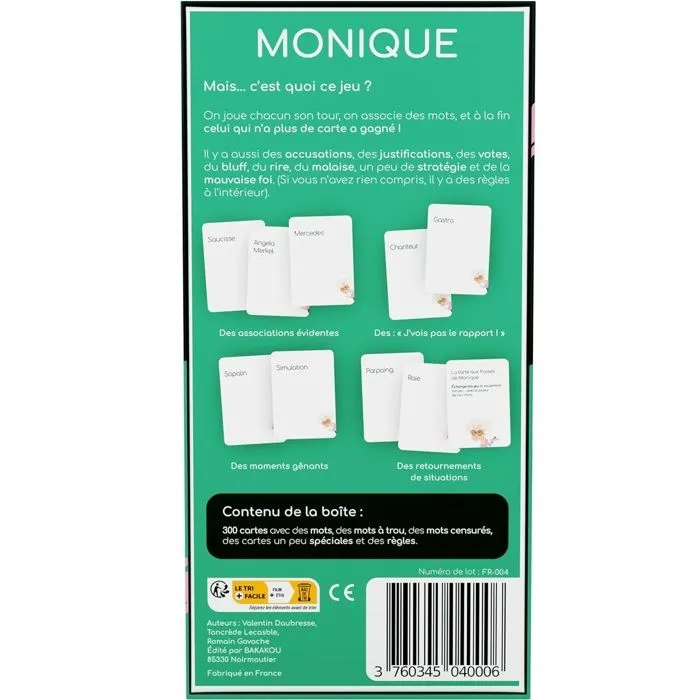 Monique - Jeux de société - GIGAMIC-2