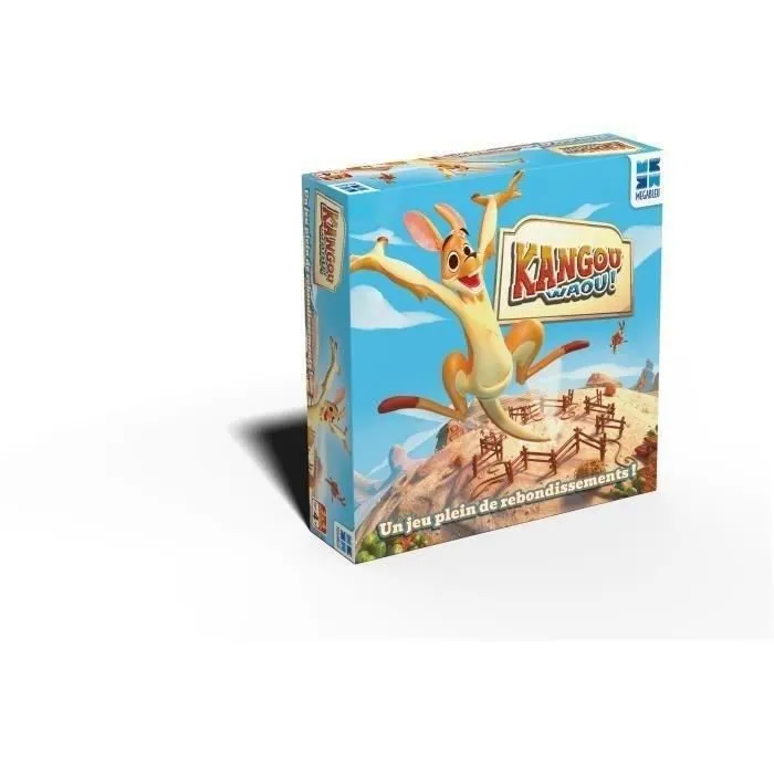 KANGOU’WAOU, Jeu d’Action et réflexe, A partir de 4 Ans, De 2 à 4 Joueurs, 678143, Megableu-0