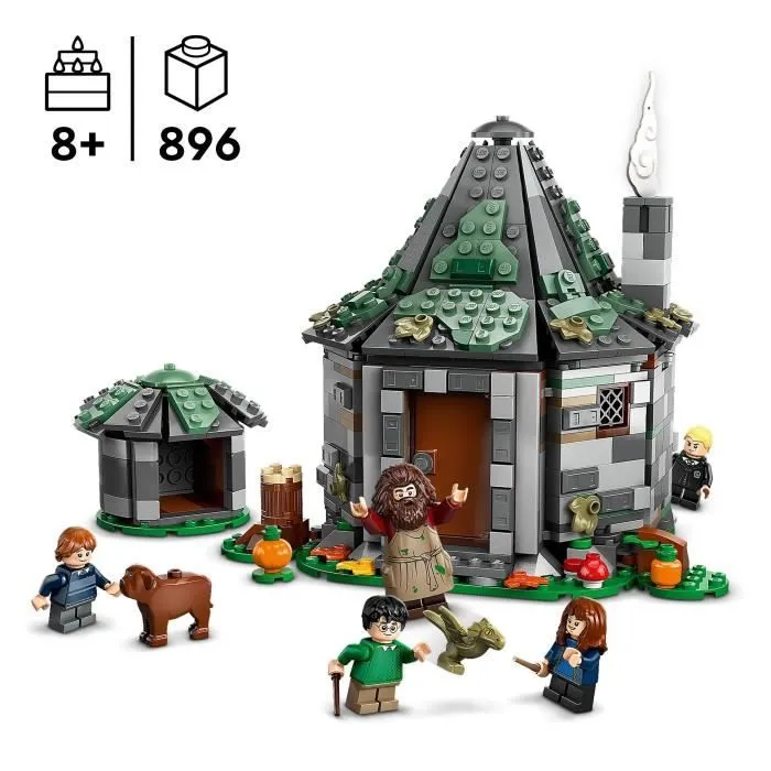 LEGO Harry Potter 76428 La Cabane de Hagrid : une Visite Inattendue, Jouet Fantastique-1