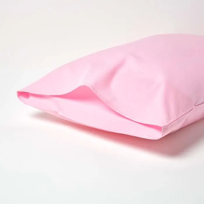 Taie d'oreiller - Coton égyptien - 50 x 75 cm - Rose - Rectangulaire - Lavable-2