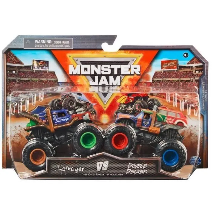 Véhicule die-cast - Spin Master - Monster Jam - 1:64 - Pack de 2 - Mixte - 3 ans et plus-2