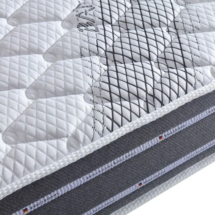 Bamboo Matelas Tissu Bambou Mousse Poli Lattex Indéformable - Hauteur 24 cm - Soutien Très Ferme - Orthopédique (140x190)-4