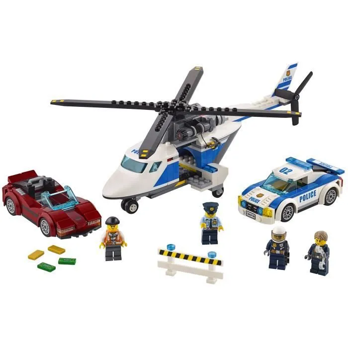 LEGO® City 60138 La Course en Hélicoptère-1